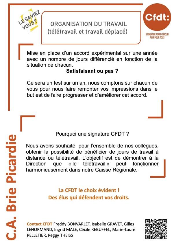 Tract organisation du travail vd